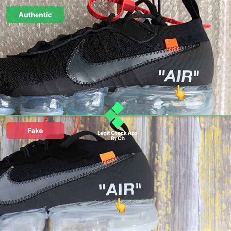 nike air vapormax off white real vs fake|off white vapormax shoes manufacturers.